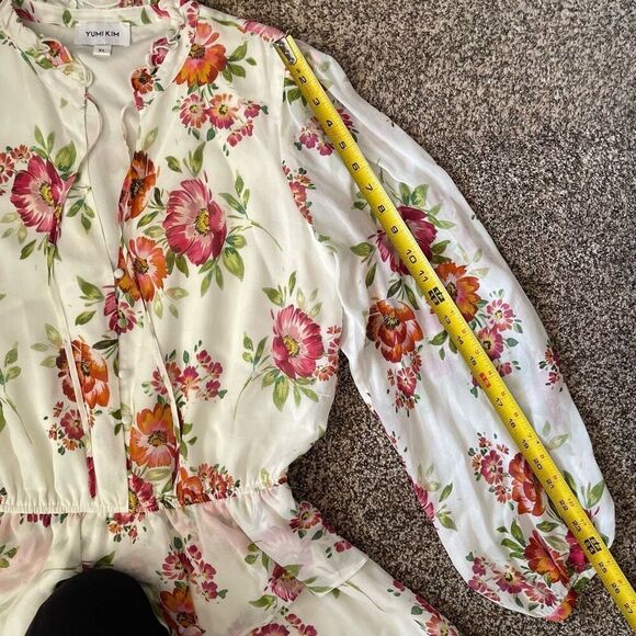 Yumi Kim Revolve Love Always Floral Dress in Morning Glow Ivory women’s size XL - Picture 6 of 8